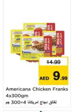 Nesto AMERICANA Chicken Sausage offer