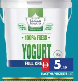 Al Madina HAYATNA Yoghurt offer