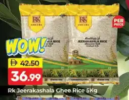 Al Madina RK Jeerakasala Rice offer
