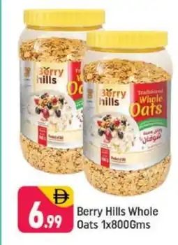 Shaklan BERRY HILLS Oats offer