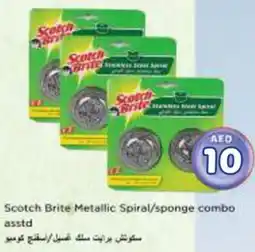 Nesto Scotch Brite Metallic Spiral / Sponge Combo Asstd offer