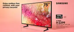 Nesto Samsung 4K Smart TV UA75DU7000UXZN offer