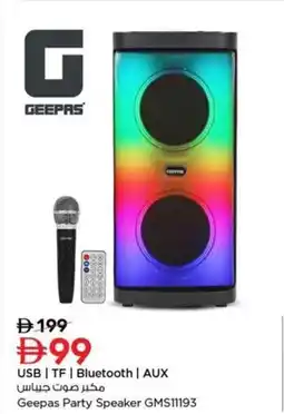Nesto Geepas Party Speaker GMS11193 offer