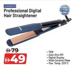 Nesto Professional Digital Hair Straightener offer