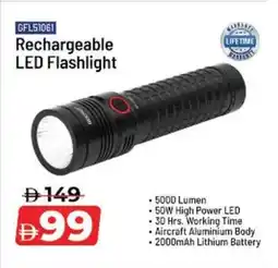 Nesto Rechargeable LED Flashlight offer