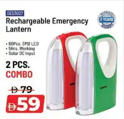 Nesto Geepas Rechargeable Emergency Lantern offer