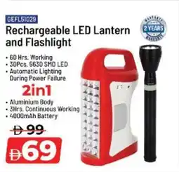 Nesto Geepas Rechargeable LED Lantern and Flashlight offer