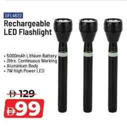 Nesto Geepas Rechargeable LED Flashlight offer