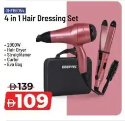 Nesto Geepas 4 in 1 Hair Dressing Set offer