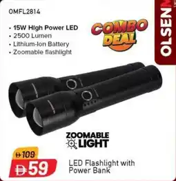 Nesto Krypton LED Flashlight with Power Bank offer