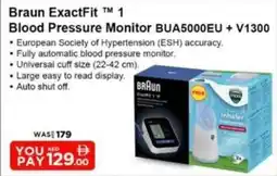 Nesto Braun ExactFit 1 Blood Pressure Monitor BUA5000EU + V1300 offer