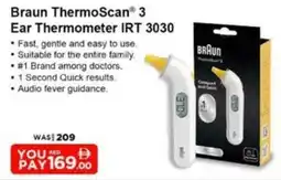 Nesto Braun ThermoScan 3 Ear Thermometer IRT 3030 offer
