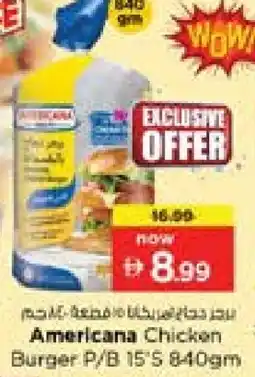 Nesto AMERICANA Chicken Burger offer