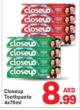 Day To Day CLOSE UP Toothpaste offer