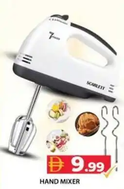 Grand Hyper Market Scarlett hand mixer offer