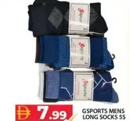 Grand Hyper Market Gsports mens long socks 55 offer