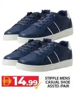 Grand Hyper Market Stipple mens casual shoe asstd/pair offer