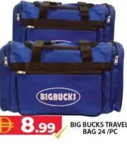 Grand Hyper Market Big bucks travel bag 24/pc offer