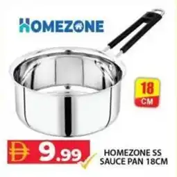 Grand Hyper Market Homezone ss sauce pan 18cm offer