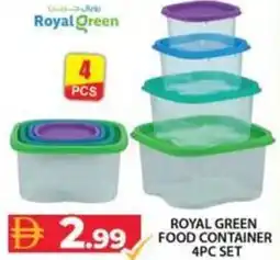 Grand Hyper Market Royal green food container offer