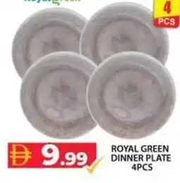 Grand Hyper Market Royal green dinner plate offer