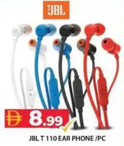 Grand Hyper Market Jbl t 110 ear phone/pc offer