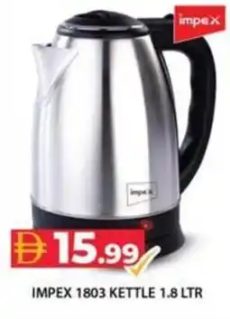 Grand Hyper Market Impex 1803 kettle 1.8 ltr offer
