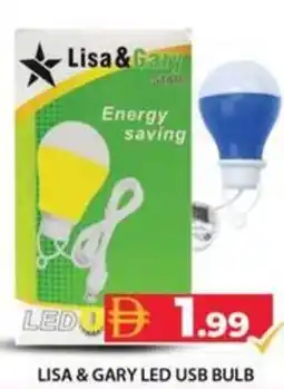 Grand Hyper Market Lisa & gary led usb bulb offer