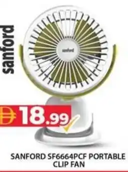 Grand Hyper Market Sanford portable clip fan SF6664PCF offer
