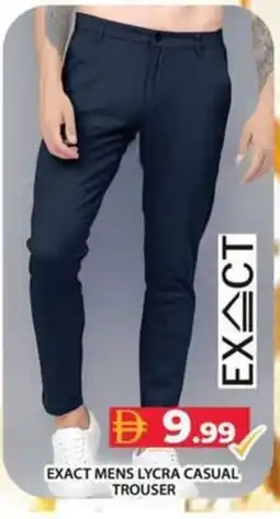 Grand Hyper Market Exact mens lycra casual trouser offer