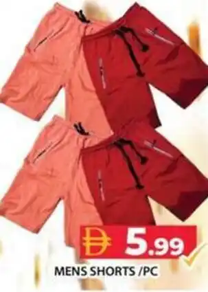 Grand Hyper Market Mens shorts/pc offer