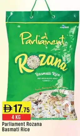 West Zone Supermarket Parliament Rozana Basmati Rice offer
