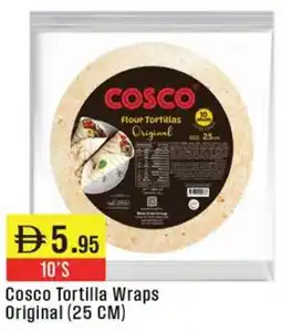 West Zone Supermarket Cosco Tortilla Wraps Original offer