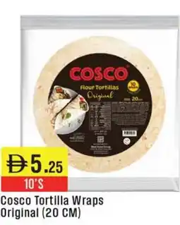 West Zone Supermarket Cosco Tortilla Wraps Original (20 CM) offer