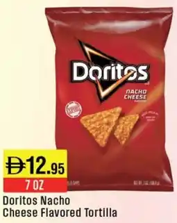 West Zone Supermarket Doritos Nacho Cheese Flavored Tortilla offer