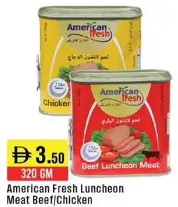 West Zone Supermarket American Fresh Luncheon Meat Beef/Chicken offer