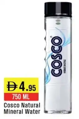 West Zone Supermarket Cosco natural mineral water offer