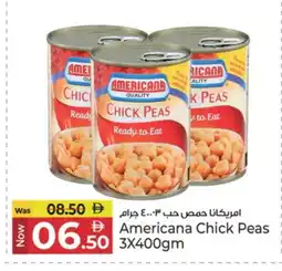 Kenz Hypermarket AMERICANA Chick Peas offer