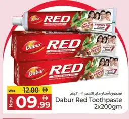 Kenz Hypermarket DABUR RED Toothpaste offer