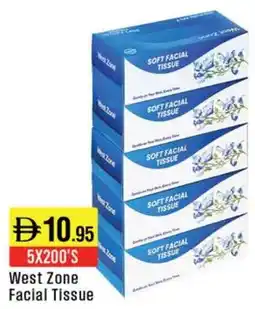 West Zone Supermarket West Zone Facial Tissue offer