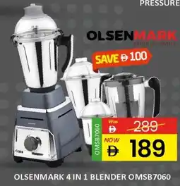Al Madina Olsenmark 4 in 1 Blender OMSB7060 offer