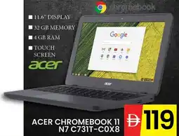 Al Madina Acer Chromebook 11 N7 C731T-C0X8 offer