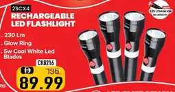 Al Madina Clikon Rechargeable Led Flashlight offer