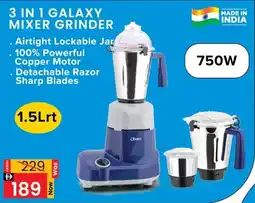 Al Madina Clikon 3-in-1 Galaxy Mixer Grinder offer