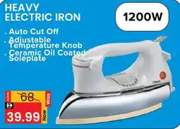 Al Madina Clikon Heavy Electric Iron offer