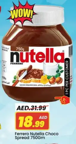 Mark & Save NUTELLA Chocolate Spread offer