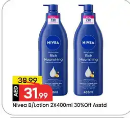 Mark & Save Nivea Body Lotion & Cream offer