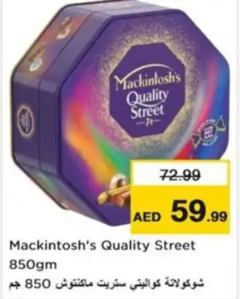 Nesto Mackintosh's Quality Street offer