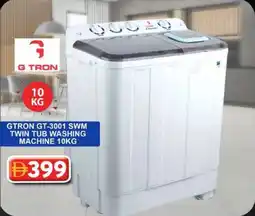 Grand Mall Sharjah Gtron GT-3001 SWM twin tub washing machine offer