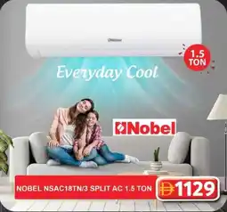Grand Mall Sharjah Nobel NSAC18TN/3 split AC 1.5 ton offer